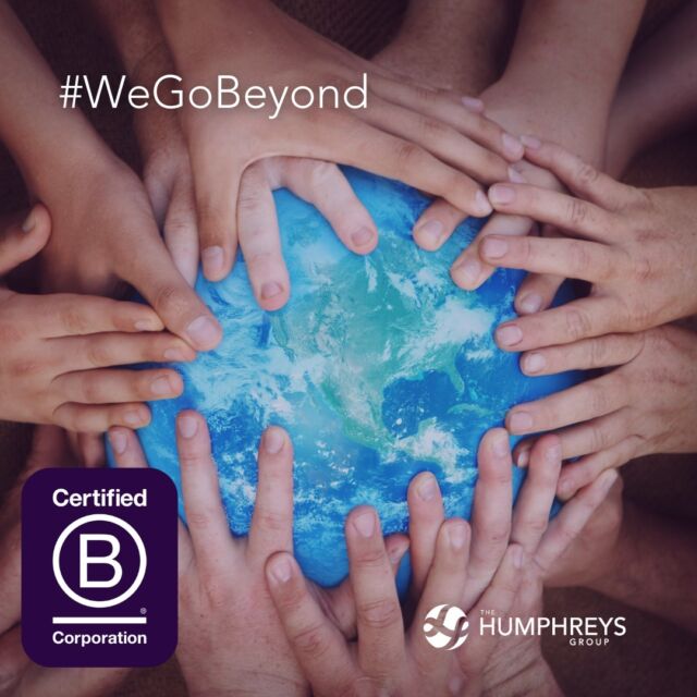 At The Humphreys Group, we frequently emphasize the importance of clients living their values. Our clients’ trust is paramount, and by working with a certified #BCorp, they can know with certainty that we’re not just talking the talk—we’re walking the walk. #WeGoBeyond