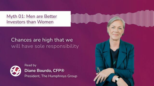 “Men are better investors than women.” This popular myth still persists in the world of finance. 

In this reading, the CEO of The Humphreys Group, Diane Bourdo, explains that the truth is that women are much more disciplined and maintain a long-term perspective more often. And in fact, a 2021 Fidelity Study found that women outperformed their male counterparts by 0.4% annually.

You can read more about this myth and many others about women and money by clicking the link in our bio.

#RewritingTheRules #WomenAndMoney