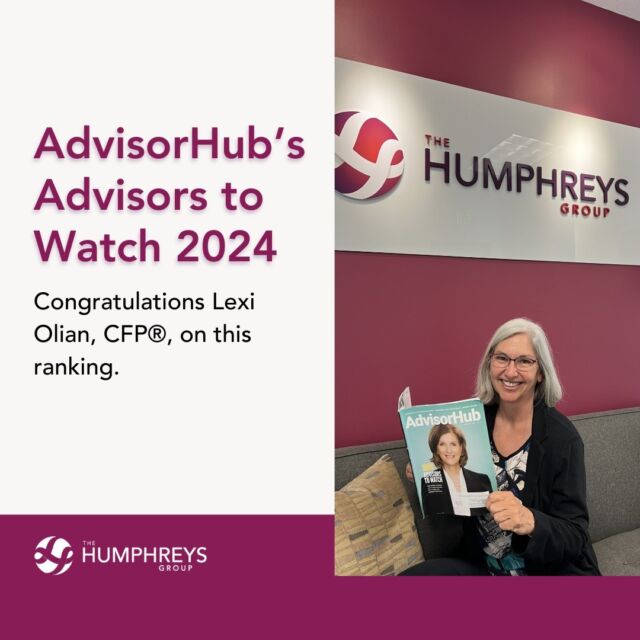 Excited to announce Lexi’s news! She has been ranked as an Advisor to Watch by AdvisorHub for her quality of practice, growth, and professionalism. Many congratulations, Lexi.

#advisorstowatch